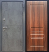 Входная металлическая дверь Гранит Бетон ФЛ-243 Итальянский Орех 27399