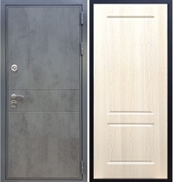 Входная металлическая дверь Гранит Бетон ФЛ-117 Беленый дуб 27470