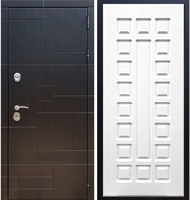 Входная металлическая дверь Нова Лабиринт ФЛ-183 Белый ясень 26027