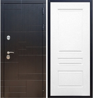 Входная металлическая дверь Нова Лабиринт ФЛ-243 Белый ясень 26089