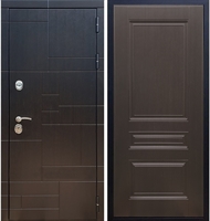 Входная металлическая дверь Нова Лабиринт ФЛ-243 Венге 26092