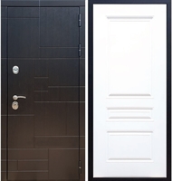 Входная металлическая дверь Нова Лабиринт ФЛ-243 Белый силк сноу 26093