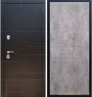 Входная металлическая дверь Нова Лабиринт ФЛ-290 Бетон темный 26095