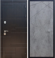 Входная металлическая дверь Нова Лабиринт ФЛ-291 Бетон тёмный 26098