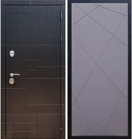 Входная металлическая дверь Нова Лабиринт ФЛ-291 Силк титан 26100