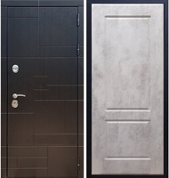 Входная металлическая дверь Нова Лабиринт ФЛ-117 Бетон темный 26158