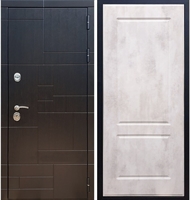 Входная металлическая дверь Нова Лабиринт ФЛ-117 Бетон светлый 26161