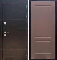 Входная металлическая дверь Нова Лабиринт ФЛ-117 Орех премиум 26164