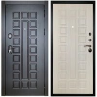 Входная металлическая дверьПрестиж 3к Сандал белый 7257