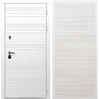 Белая входная дверь Morrison Акация светлая 28631