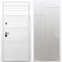 Белая входная дверь Morrison ФЛ-246 Лиственница беж 28657