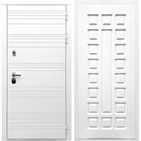 Белая входная дверь Morrison ФЛ-183 Белый ясень 28679