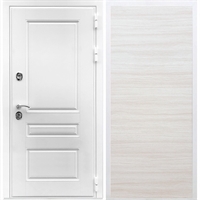 Входная белая дверь Император Акация светлая 28362