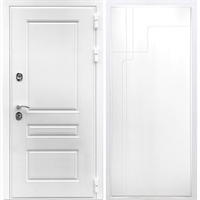 Входная белая дверь Император ФЛ-246 Белый силк сноу 28387