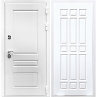 Входная белая дверь Император ФЛ-33 Белый силк сноу 28390