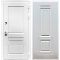 Входная белая дверь Император ФЛ-2 Белый ясень 28450