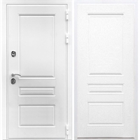 Входная белая дверь Император ФЛ-243 Белый ясень 28472