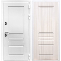 Входная белая дверь Император ФЛ-243 Сандал белый 28473