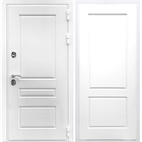 Входная белая дверь Император ФЛ-117 Белый силк сноу 28540