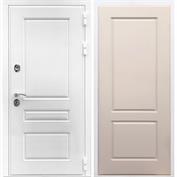 Входная белая дверь Император ФЛ-117 Силк муссон 28543