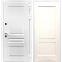 Входная белая дверь Император ФЛ-117 Софт шампань 28548