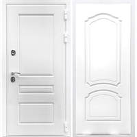 Входная белая дверь Император ФЛ-140 Белый силк сноу 28579