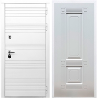 Белая входная дверь Morrison ФЛ-2 Белый ясень 28719