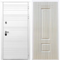 Белая входная дверь Morrison ФЛ-2 Сандал белый 28720