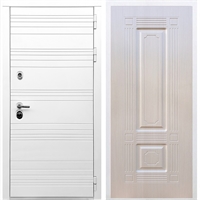 Белая входная дверь Morrison ФЛ-2 Лиственница беж 28723