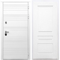 Белая входная дверь Morrison ФЛ-243 Белый ясень 28741