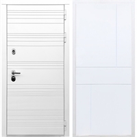 Белая входная дверь Morrison ФЛ-290 Белый силк сноу 28746