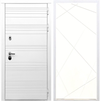 Белая входная дверь Morrison ФЛ-291 Белый силк сноу 28749