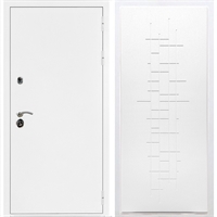 Входная металлическая дверь Триумф Белая шагрень ФЛ-289 Белый ясень 31462