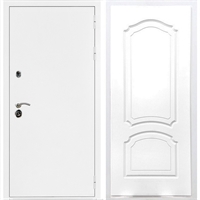 Входная металлическая дверь Триумф Белая шагрень ФЛ-140 Белый силк сноу 31606