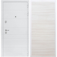 Входная белая дверь Италия Акация светлая 34078