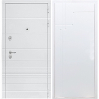 Входная белая дверь Италия ФЛ-246 Белый ясень 34103