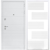 Входная белая дверь Италия ФЛ-185 Белый силк сноу 34157
