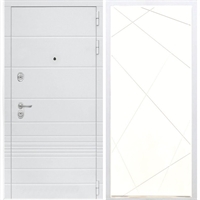 Входная белая дверь Италия ФЛ-291 Белый силк сноу 34197
