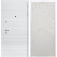 Входная белая дверь Италия ФЛ-291 Софт шампань 34201