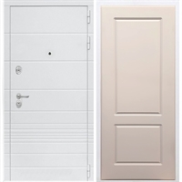 Входная белая дверь Италия ФЛ-117 Силк муссон 34260