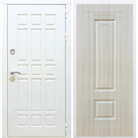 Входная белая дверь DALLAS ФЛ-2 Сандал белый 32822