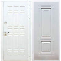 Входная белая дверь DALLAS ФЛ-2 Белый ясень 32828