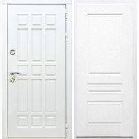 Входная белая дверь DALLAS ФЛ-243 Белый ясень 32844
