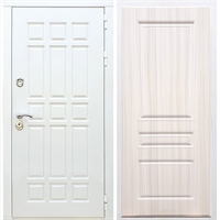 Входная белая дверь DALLAS ФЛ-243 Сандал белый 32845