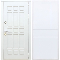 Входная белая дверь DALLAS ФЛ-290 Белый силк сноу 32849