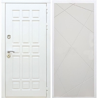 Входная белая дверь DALLAS ФЛ-291 Софт шампань 32856