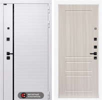 Входная белая дверь Лабиринт ROYAL 03 - Сандал белый 3918961