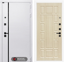 Входная белая дверь Лабиринт ROYAL 12 - Беленый дуб 3919167