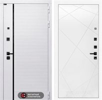 Входная белая дверь Лабиринт ROYAL 24 - Белый софт 3918415