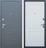 Входная металлическая дверь - Асд Арсенал Ясень белый снег 41574